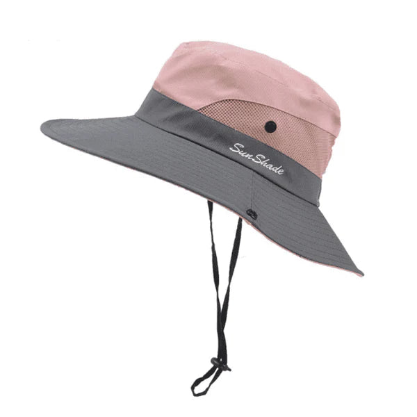 SOMBRERO DE PLAYA CON PROTECCIÓN UV50+ - PARASOL