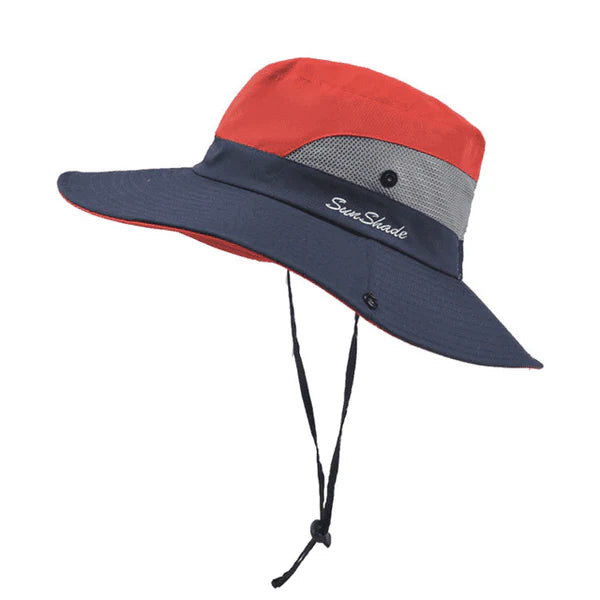 SOMBRERO DE PLAYA CON PROTECCIÓN UV50+ - PARASOL