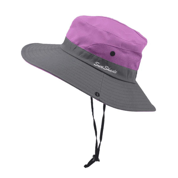SOMBRERO DE PLAYA CON PROTECCIÓN UV50+ - PARASOL