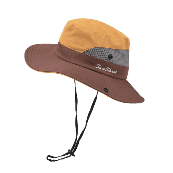 SOMBRERO DE PLAYA CON PROTECCIÓN UV50+ - PARASOL